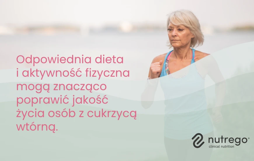 Odpowiednia dieta i aktywność fizyczna mogą znacząco poprawić jakość życia osób z cukrzycą wtórną1