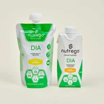 Nutrego DIA 12 x 330 ml o smaku waniliowym - płynna dieta dla diabetyków