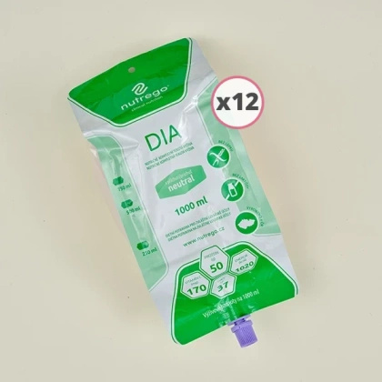 Nutrego DIA 6 x 1000 ml o smaku neutralnym do zgłębnika / PEG