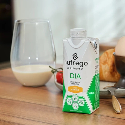 Nutrego DIA 12 x 330 ml o smaku waniliowym - płynna dieta dla diabetyków