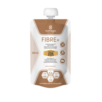 Nutrego FIBRE+ orzech 200 ml (12 szt.)