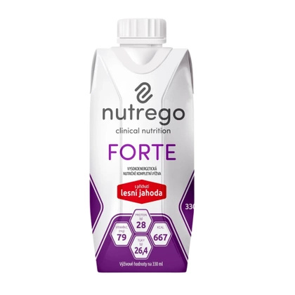 Nutrego FORTE poziomka 330 ml (12 szt.)