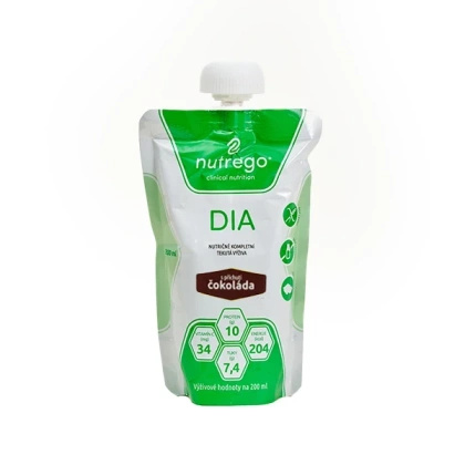 Nutrego DIA 200 ml czekolada (12 szt.) KRÓTKA DATA