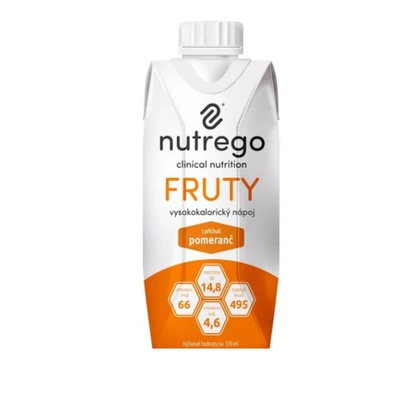 Nutrego FRUTY pomarańcza 330 ml (12 szt.)