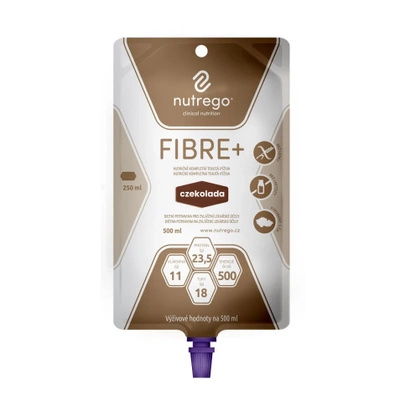 Nutrego FIBRE+ czekolada 500 ml (12 szt.)