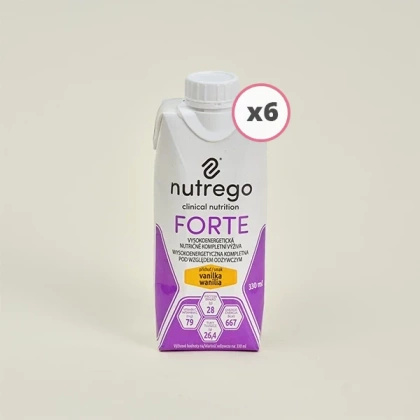 Nutrego FORTE 6 x 330 ml o smaku waniliowym