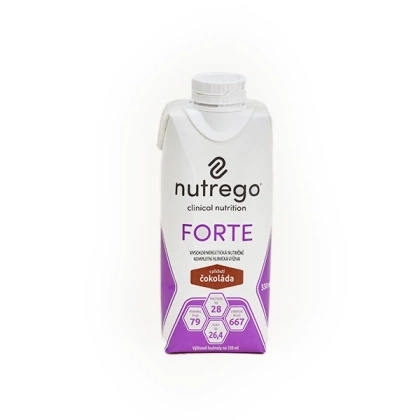 Nutrego FORTE 330 ml czekolada (12 szt.) KRÓTKA DATA