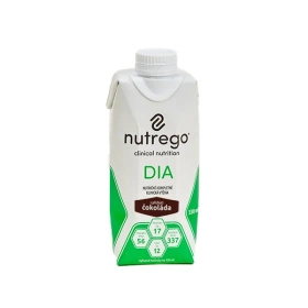 Nutrego DIA 12 x 330 ml o smaku czekoladowym - płynna dieta dla diabetyków