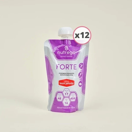 Nutrego FORTE 200 ml poziomka (12 szt.)