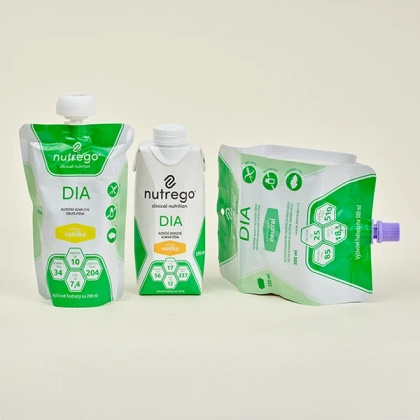 Nutrego DIA 12 x 330 ml o smaku waniliowym - płynna dieta dla diabetyków