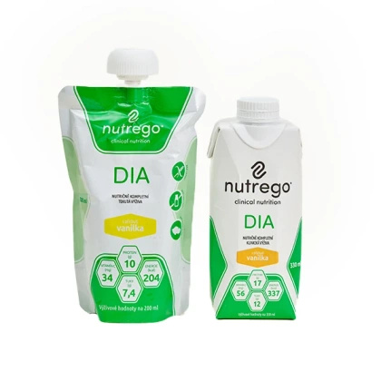 Nutrego DIA 200 ml orzech (12 szt.) KRÓTKA DATA