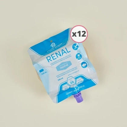 Nutrego RENAL 12 x 500 ml o smaku neutralnym do zgłębnika / PEG