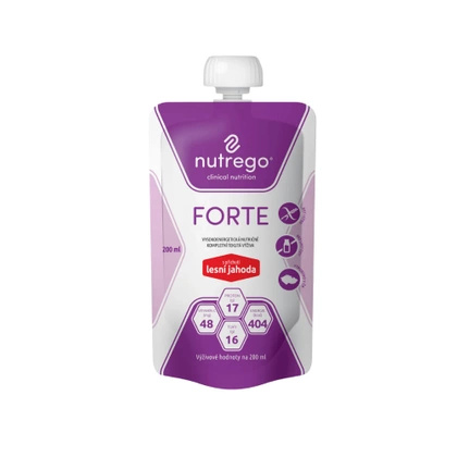 Nutrego FORTE poziomka 200 ml (12 szt.)