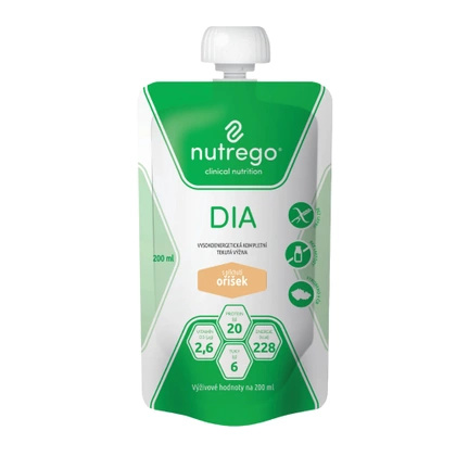 Nutrego DIA orzech 200 ml (12 szt.)