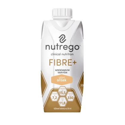 Nutrego FIBRE+ orzech 330 ml (12 szt.)