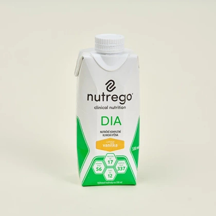 Nutrego DIA 12 x 330 ml o smaku waniliowym - płynna dieta dla diabetyków