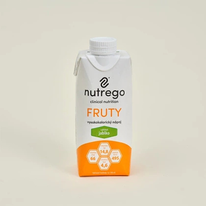 Nutrego FRUTY 330 ml jabłko (12 szt.) KRÓTKA DATA