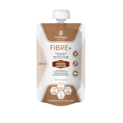 Nutrego FIBRE+ czekolada 200 ml (12 szt.)