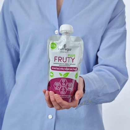 Nutrego FRUTY PLUS 4 x 175 ml z zawartością buraka KRÓTKA DATA