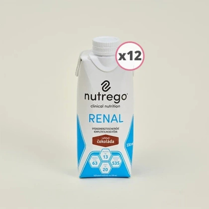 Nutrego RENAL 330 ml czekolada (12 szt.) KRÓTKA DATA